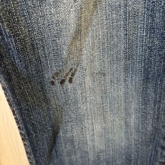 Cowgirl Tuff Womens Bootcut Jeans 26/33 Blue Don't Fence Me In Western Cowgirl - Picture 8 of 15